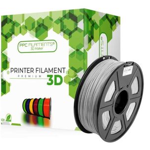 Filamento Pla Seda Plata 1kg Ppc