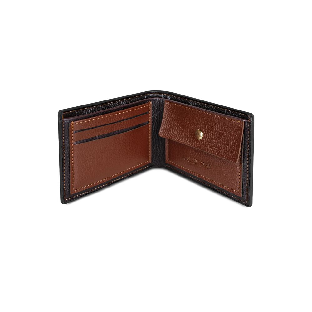 Billetera Hombre Dante Negra Con Monedero Carven Paris image number 4.0