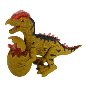 Dinosaurio Con Su Cria Y Luces