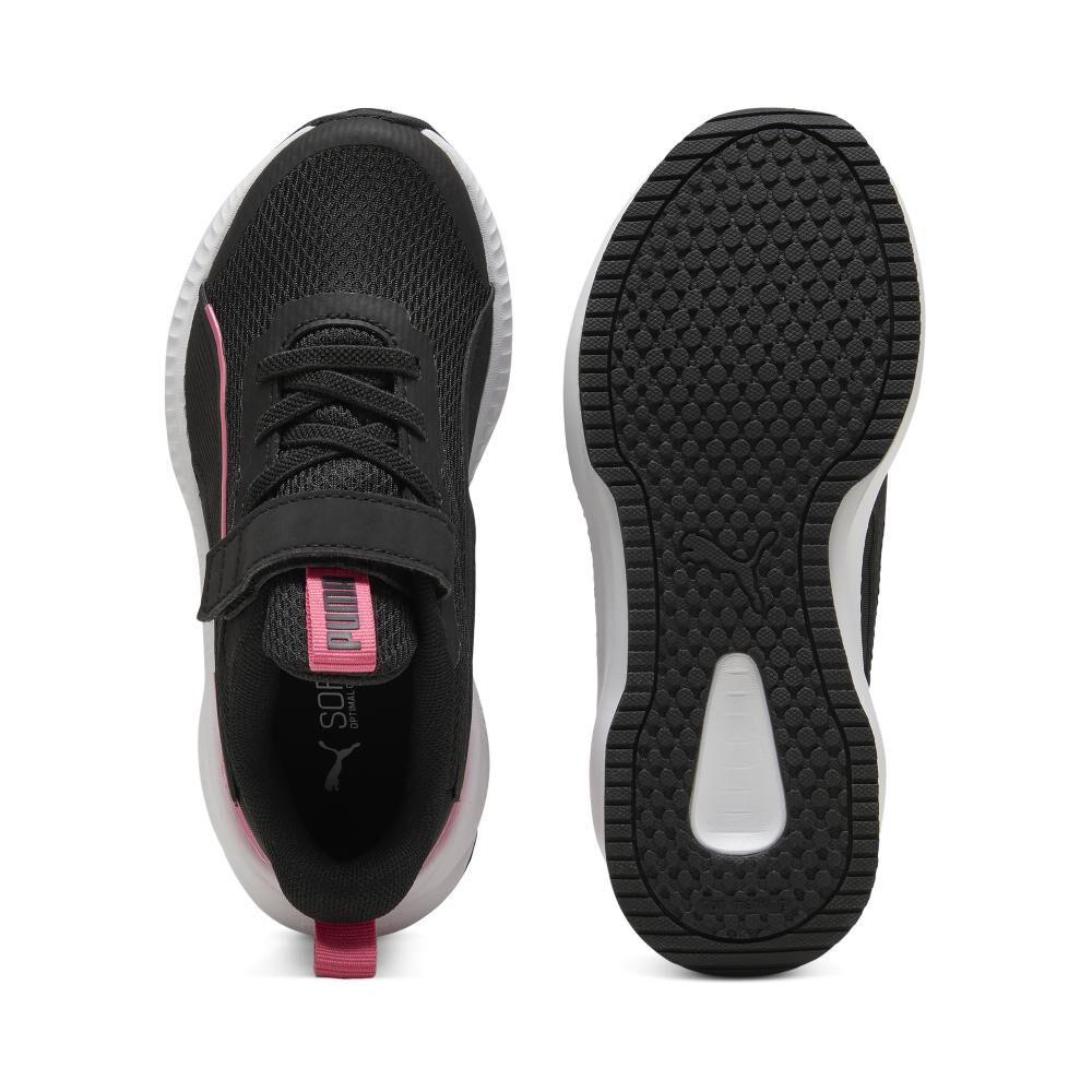 Zapatilla Running Niña Puma Flyer Runner Negro image number 2.0