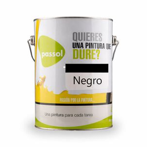 Anticorrosivo Alqu&iacute;dico Negro 1/4 Galon Passol (rejas,fierro