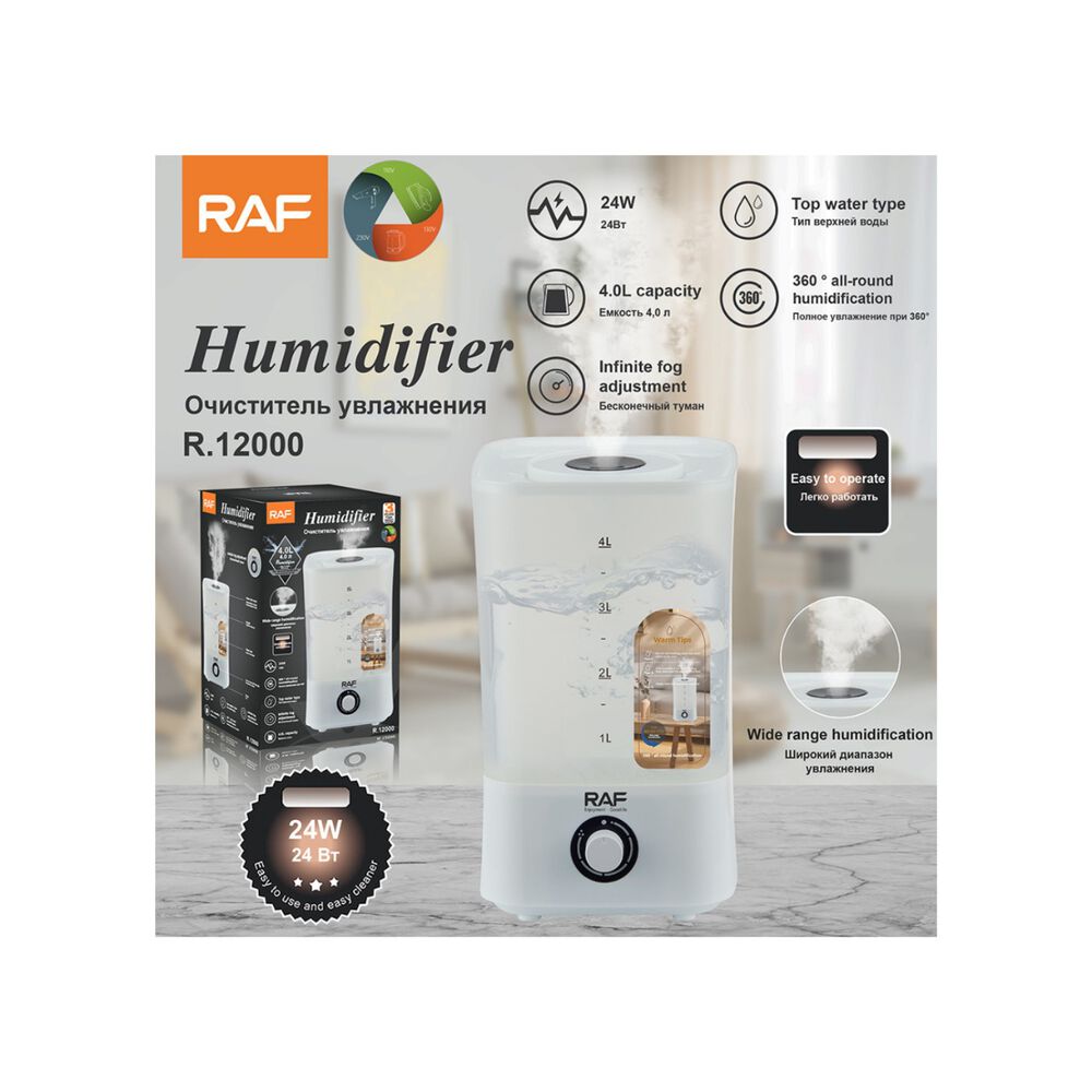 Humidificador De Aire Para El Hogar Raf 4l image number 1.0
