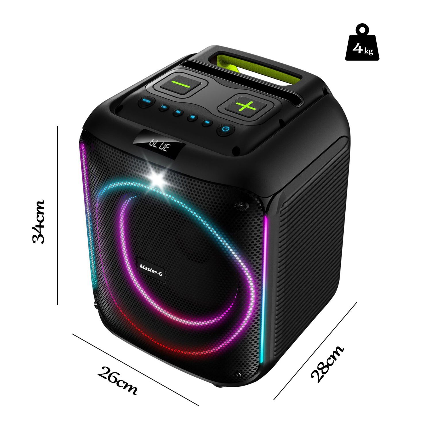 Parlante Port&aacute;til Karaoke Bluetooth Beatbox+ Master-g image number 2.0