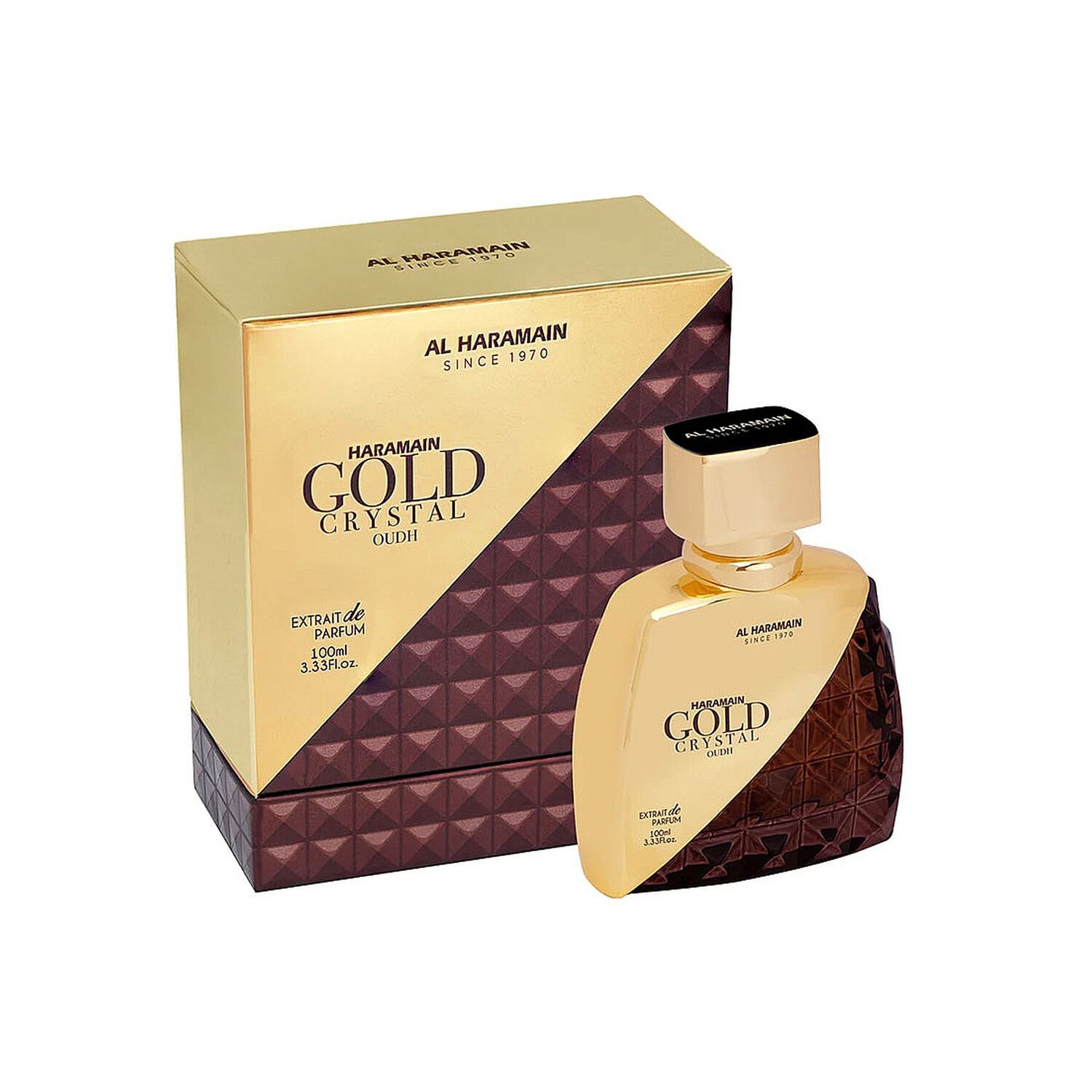 Al Haramain Gold Crystal Oudh Extrait Parfum 100ml image number 0.0