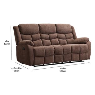 Bergere Reclinable Casaideal M&aacute;laga / 3 Cuerpos