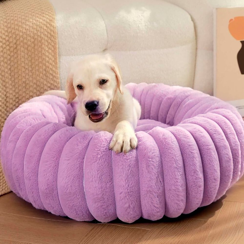 Cama Suave Redonda Antideslizante Para Mascotas 70cm image number 3.0