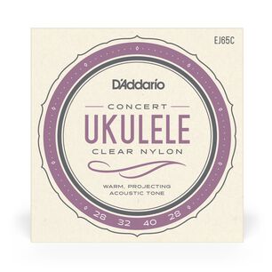 Set De Cuerdas Ukelele Concert Clear Ej65c Daddario
