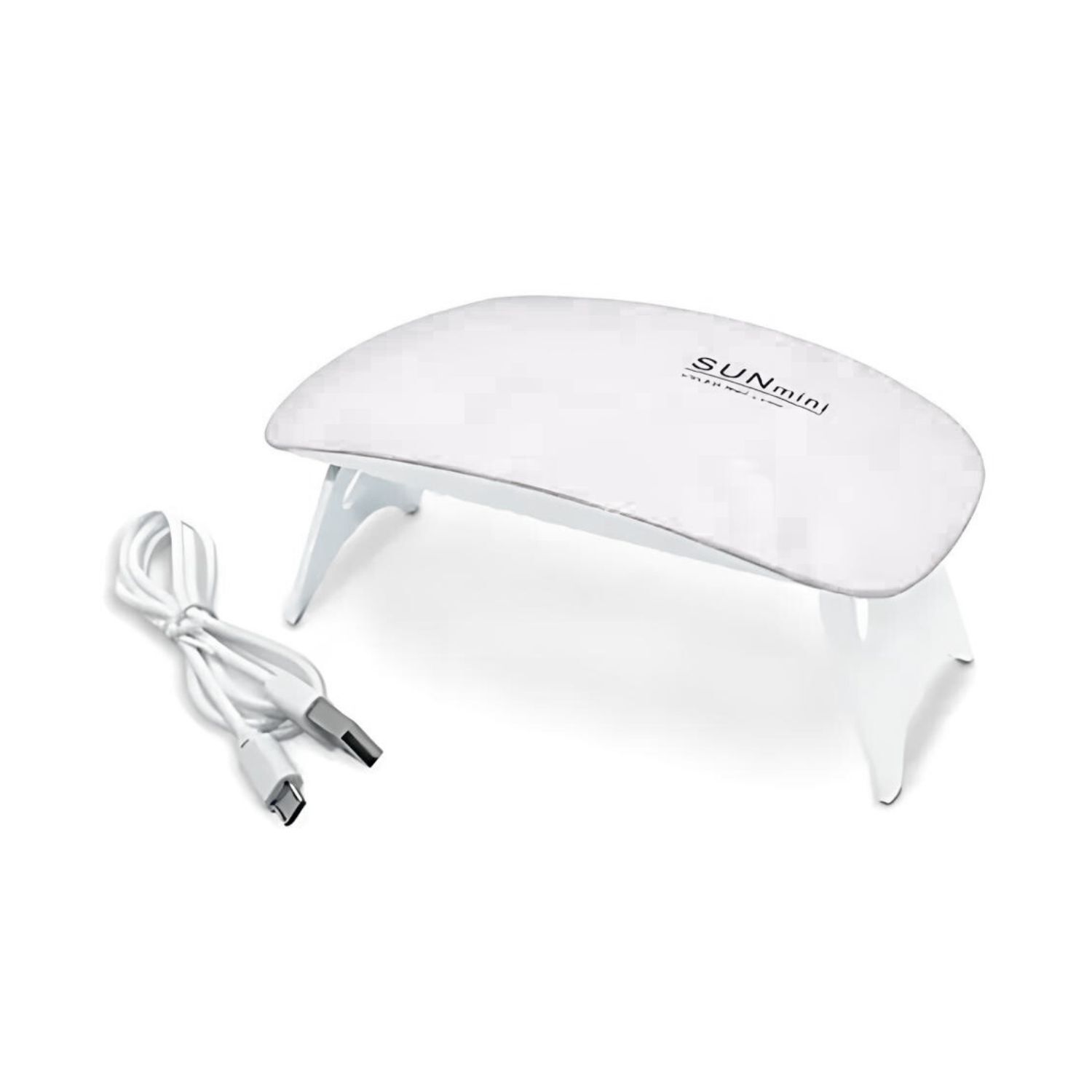 Mini L&aacute;mpara Uv Secador U&ntilde;as Port&aacute;til 13cm Usb Blanco image number 1.0