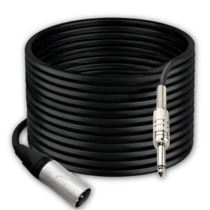 Cable De Audio Xlr Macho A Jack 6,3mm Profesional 10 Metros