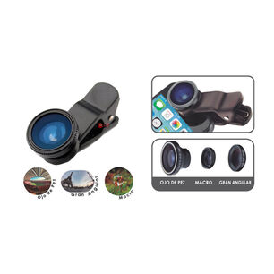 Kit Lentes Ojo De Pez 3 En 1 Para Celular - Ps