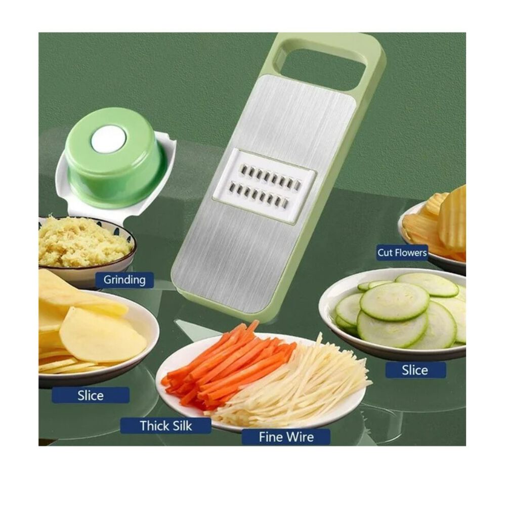 Cortador De Verduras Multifuncional 6 En 1 Rebanador Cocina image number 1.0