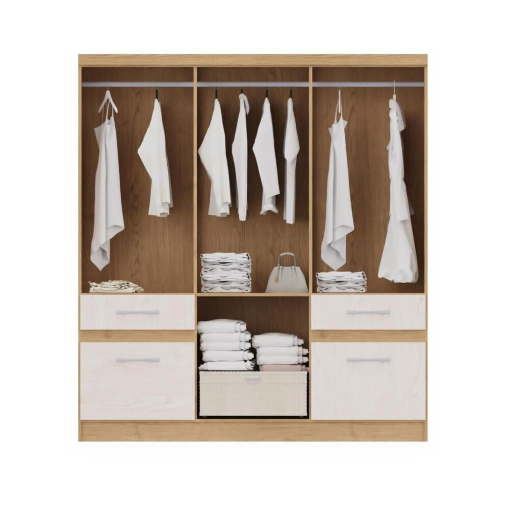 Clóset Casa Ideal B544 / 6 Puertas / 2 Cajones / 2 Zapateras image number 2.0