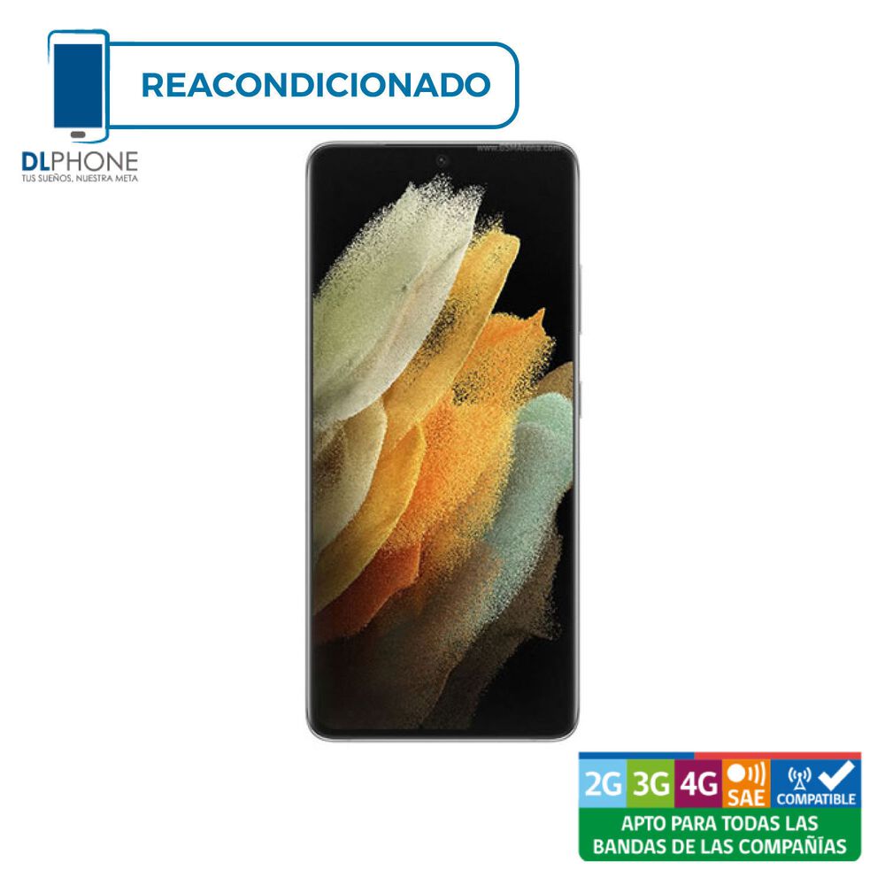 Samsung Galaxy S21 Ultra de 256gb Plata Reacondicionado image number 1.0
