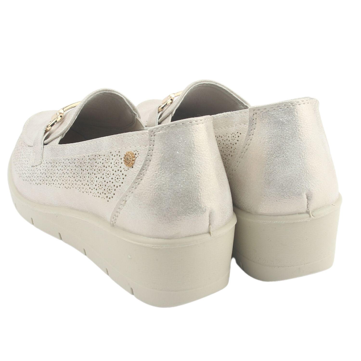 Mocasin Chalada Mujer Cona-2 Dorado Casual image number 5.0