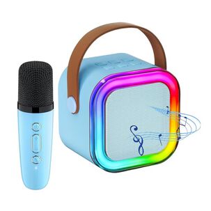 Parlante Karaoke Port&aacute;til Bluetooth Con Micr&oacute;fono K12