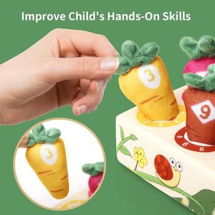 Juguete Encaje Zanahoria Aprendizaje Montessori
