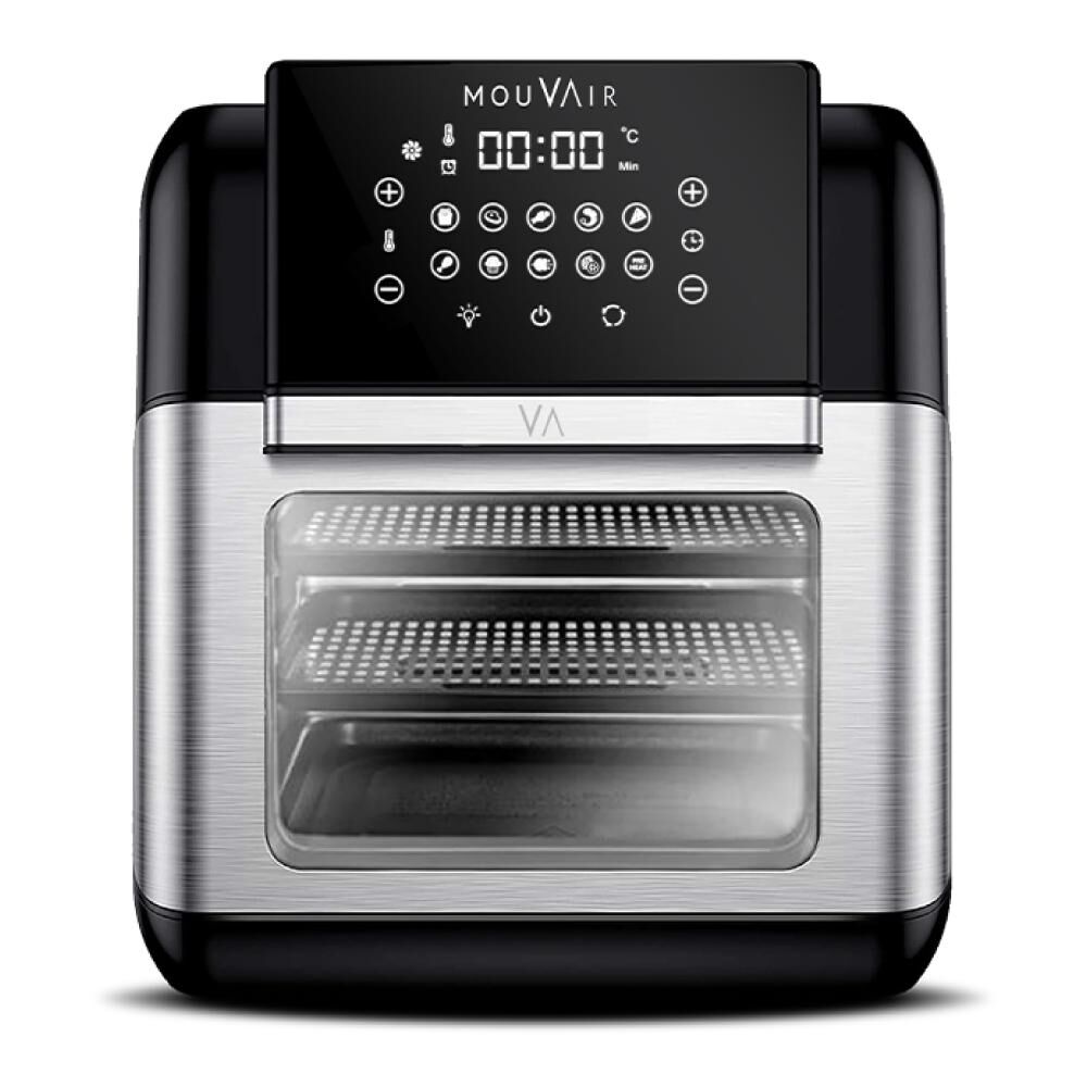 Horno Freidora Crisp 10 L + Molde De Silicona Negro image number 1.0