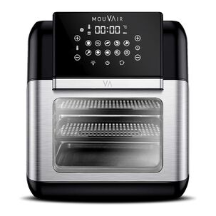 Horno Freidora Crisp 10 L + Molde De Silicona Negro