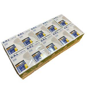 Pack X 10 Ampolletas Led Gu10 6w Color Luz Cálida