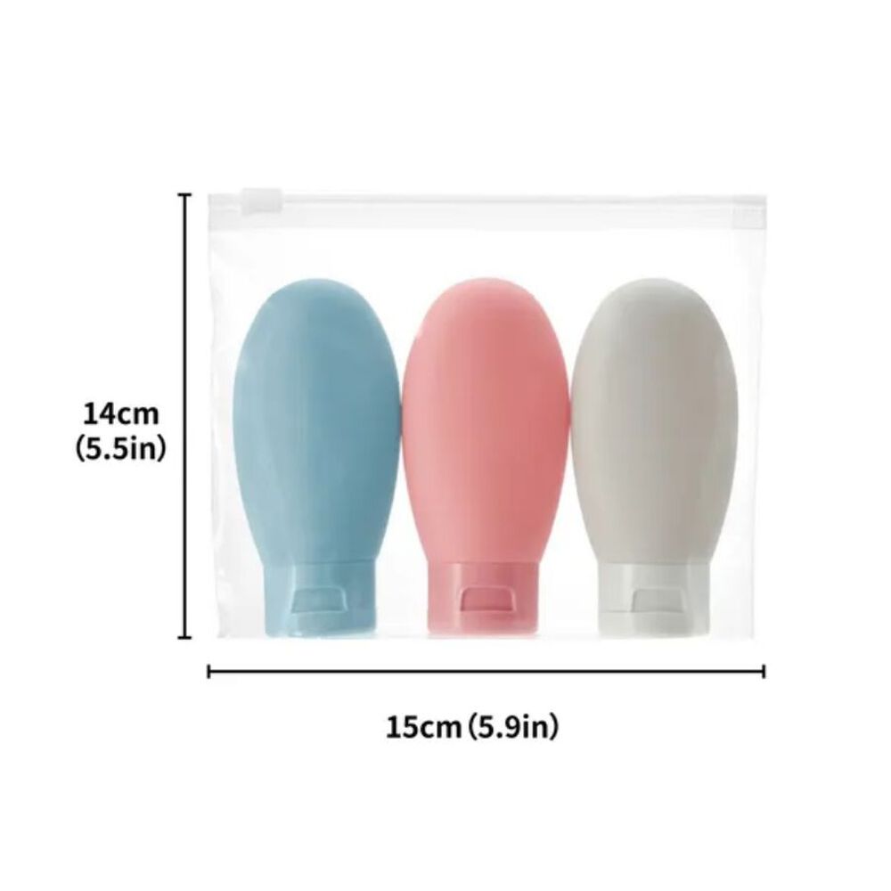 Kit Botellas Port&aacute;tiles De Viaje Para Cosm&eacute;ticos image number 1.0