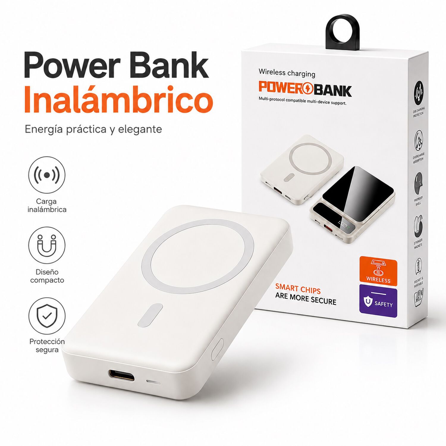 Cargador Bater&iacute;a Port&aacute;til Carga Magsafe Powerbank image number 2.0
