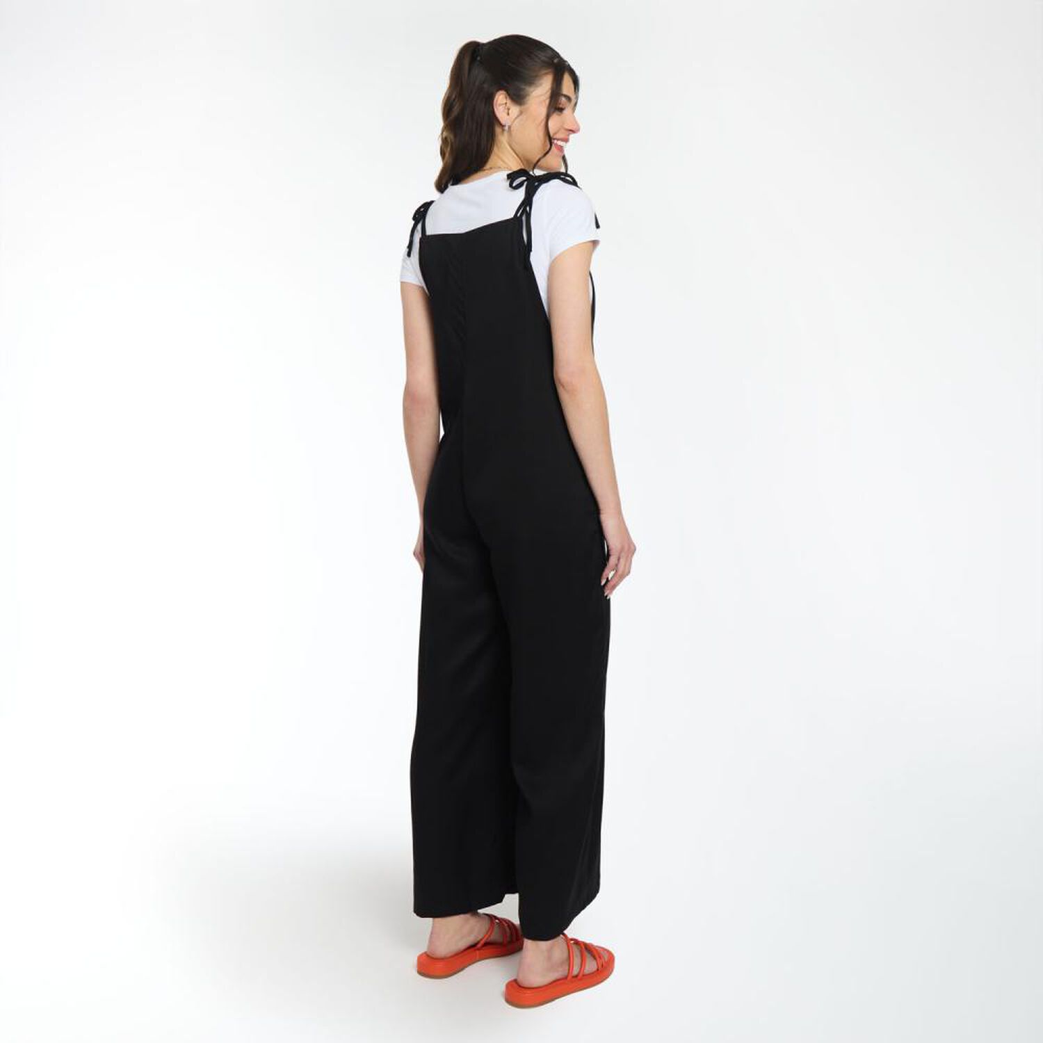Enterito Largo Denim Tiro Medio Relax Mujer Freedom image number 3.0