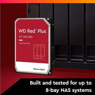Disco Duro Western Digital Red Plus Nas 8tb Hdd 3.5" Rojo