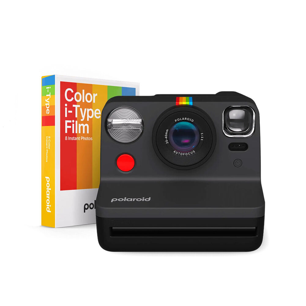 Kit Polaroid Now Black + Papel Fotogr&aacute;fico image number 0.0