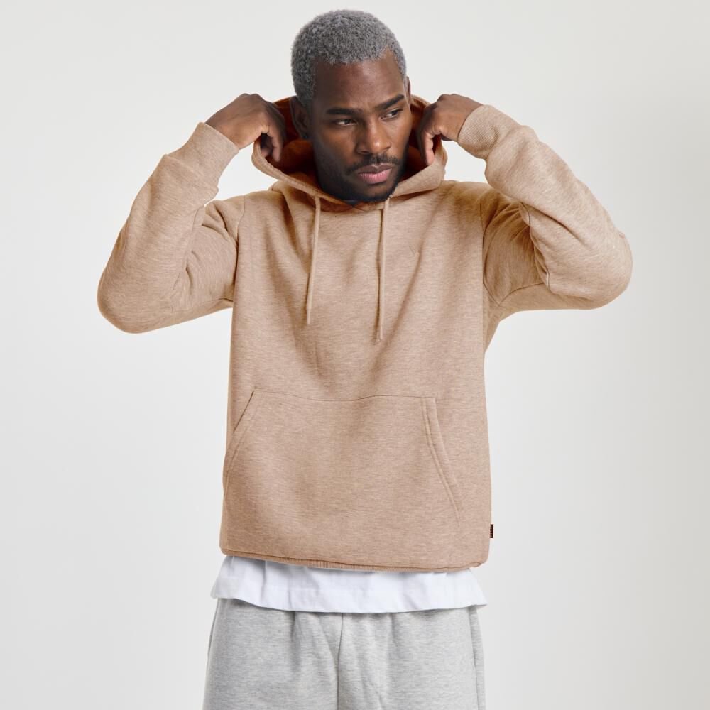 Polerón Deportivo Liso Cuello Alto Con Capucha Hombre Wetland image number 0.0