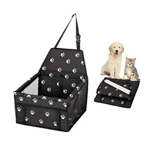 Silla De Coche Para Mascotas Con Cintur&oacute;n De Seguridad
