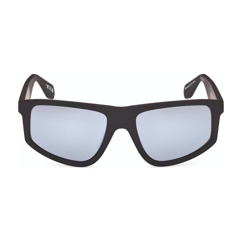 Lentes De Sol Negro Mate Espejados Adidas Originals image number 0.0