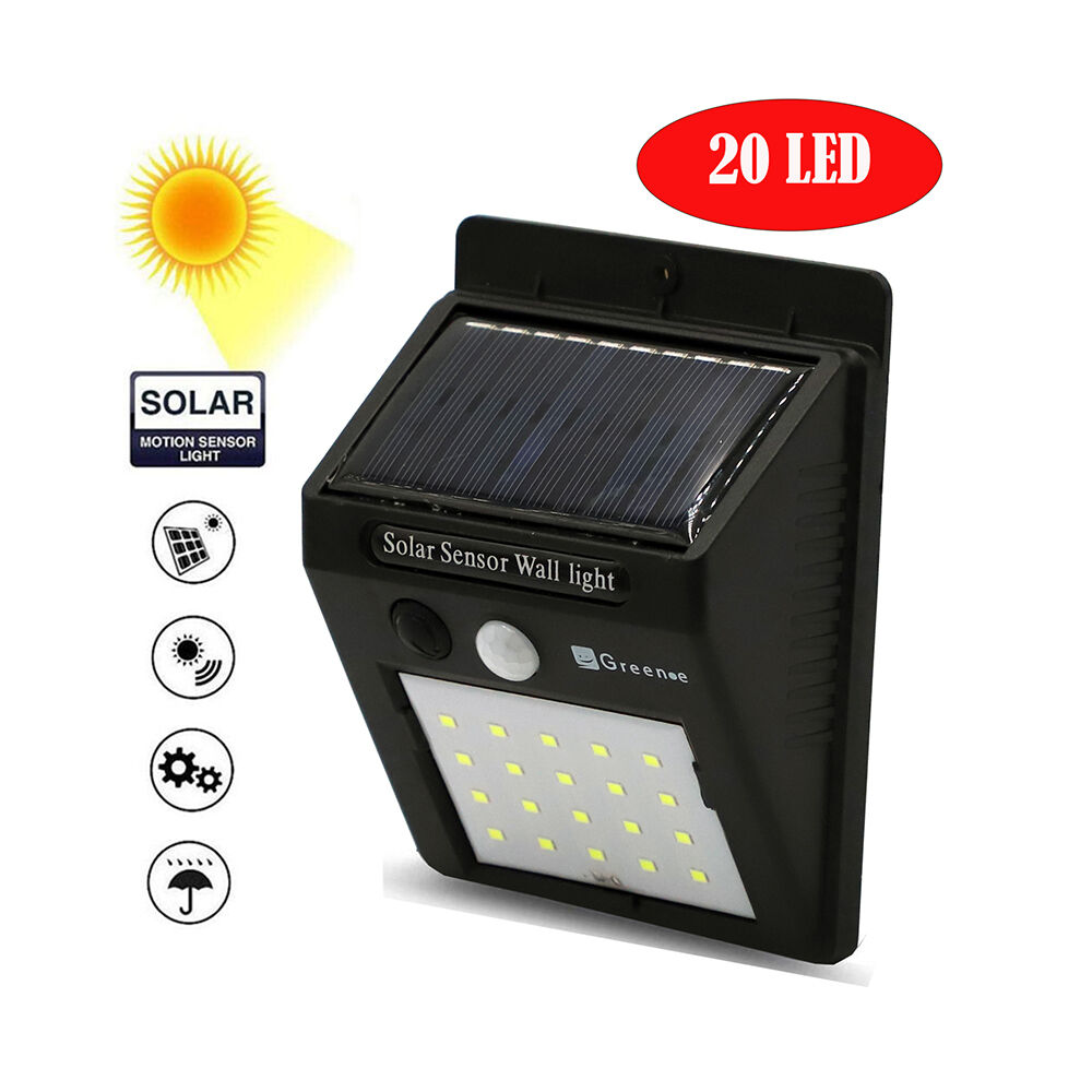 Foco Led Solar Con Sensor De 20 Led image number 2.0