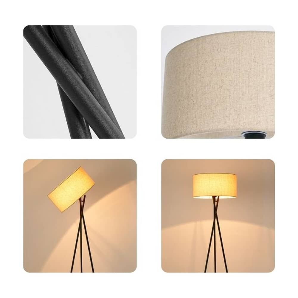 L&aacute;mpara De Pie Moderna De Estudio Foco Simple Led image number 2.0