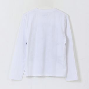 Polera Manga Larga Ni&ntilde;a Lilo & Stitch Blanco Disney