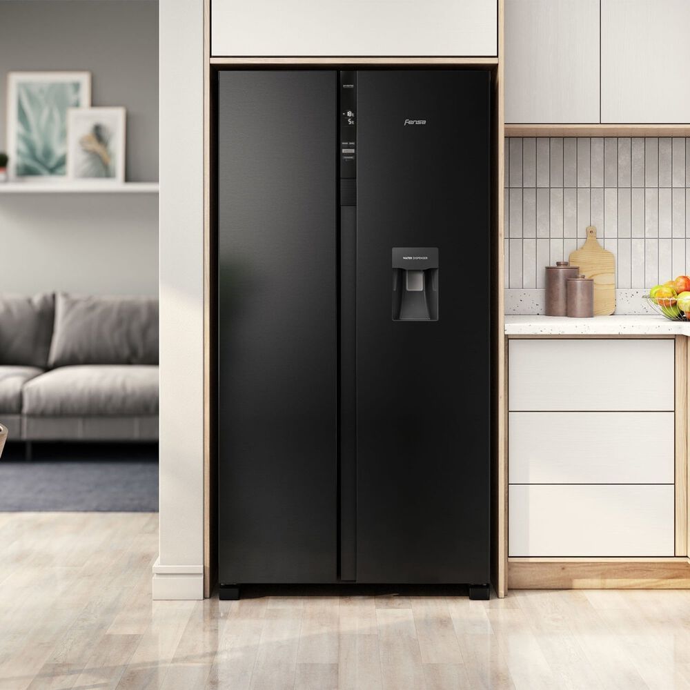 Refrigerador Fensa 436l No Frost Side By Side Sfx440b Negro image number 3.0