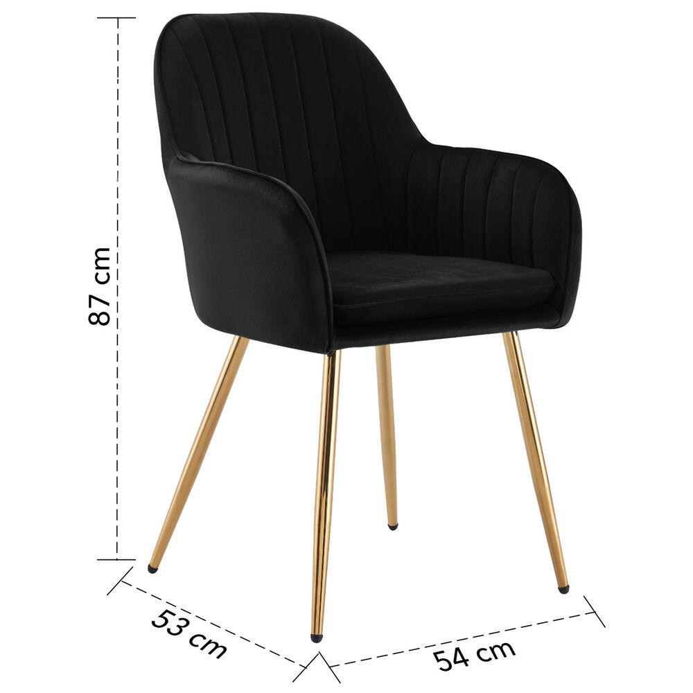 Pack 2 Sillas Comedor Alessandro Negro image number 2.0