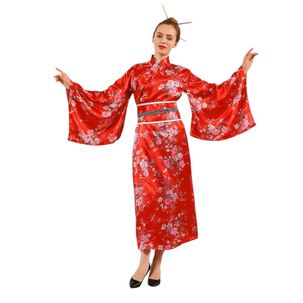 Kimono Elegante Tradicional Japon&eacute;s Mujer Obi Incluido
