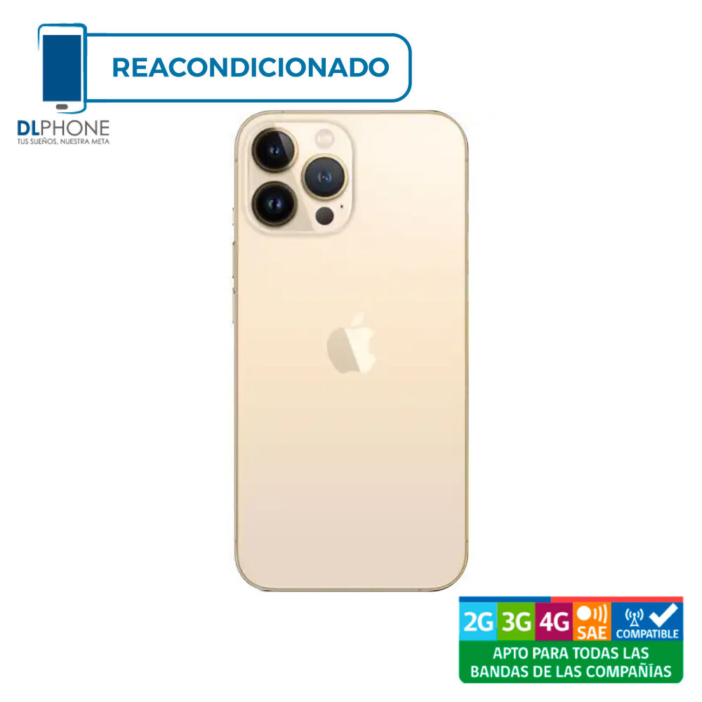 iPhone 13 Pro Max de 256gb Dorado Reacondicionado image number 0.0