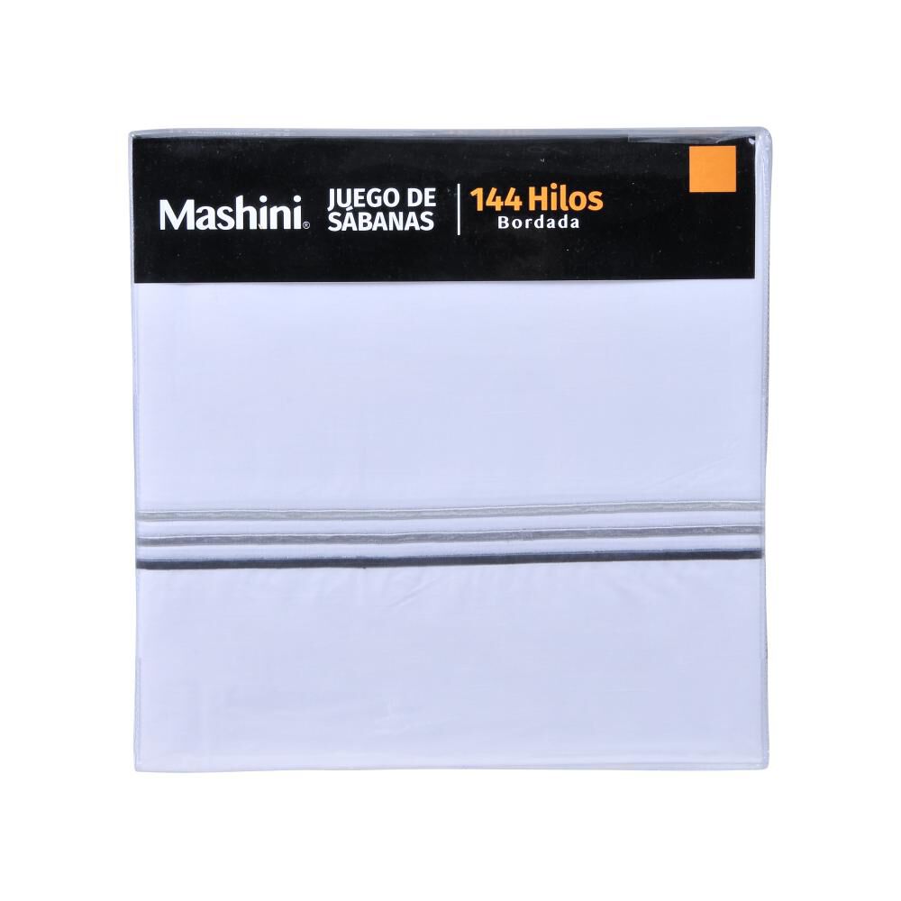 Juego De S&aacute;banas Mashini / 1.5 Plazas / 144 Hilos image number 2.0