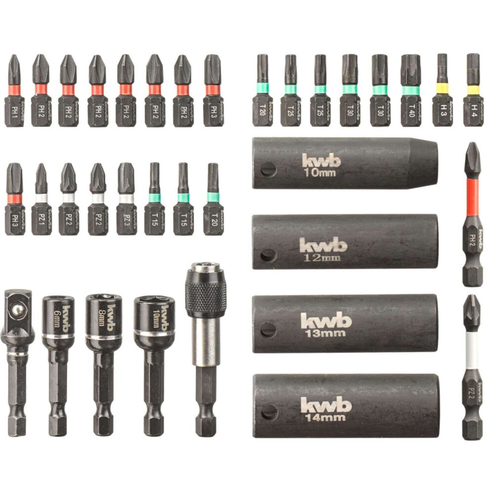 Set De Puntas Impact Extreme Force 35un. - Kwb image number 2.0