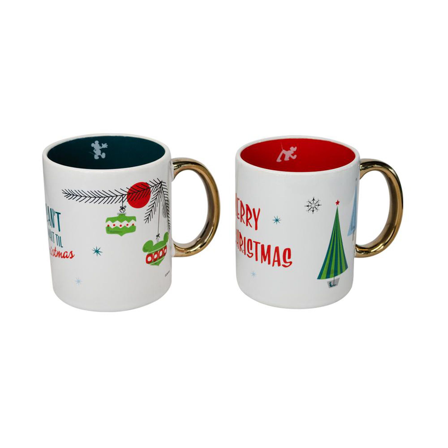 Set Tazas Duo 330 Ml Navidad Disney image number 1.0