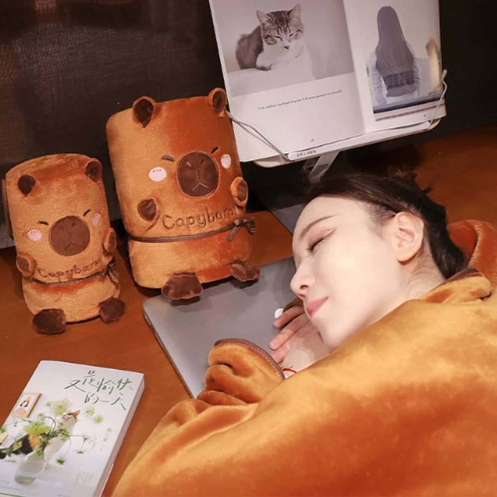 Manta De Felpa Capibara Suave Ligera 85 X 165 Cm image number 2.0