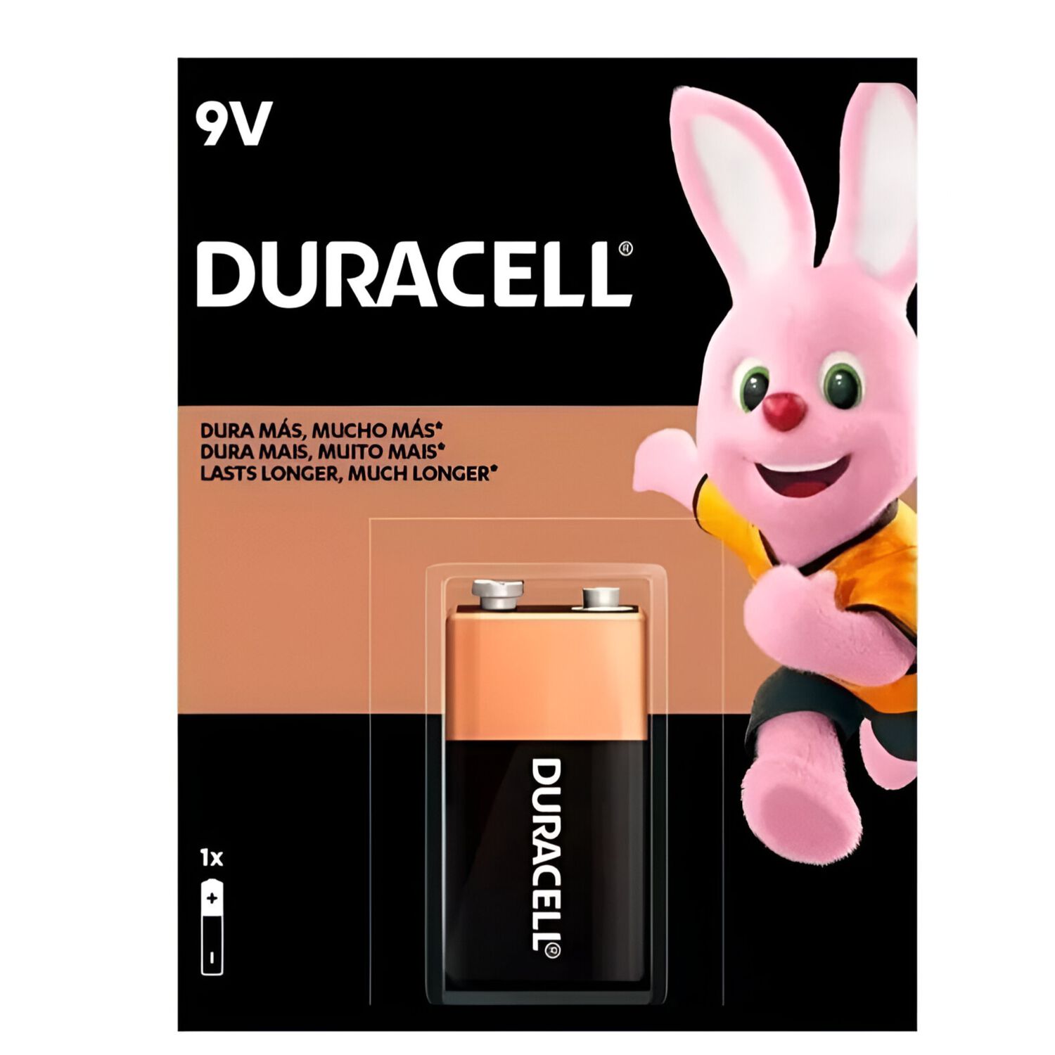 Bater&iacute;a Duracell De 9v De Larga Duraci&oacute;n image number 0.0