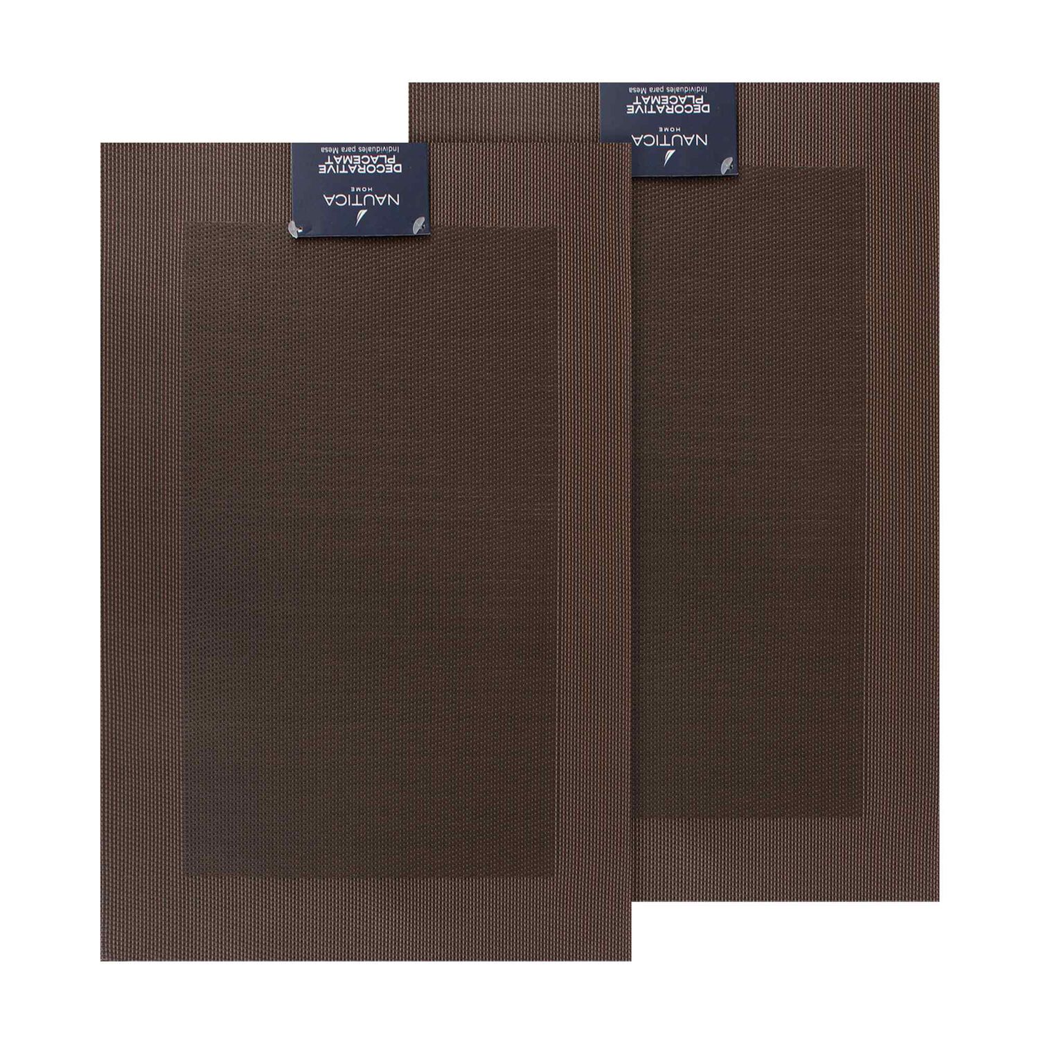 Pack 2 Individuales De Mesa Nautica Home 45x30cm Caf&eacute; image number 3.0