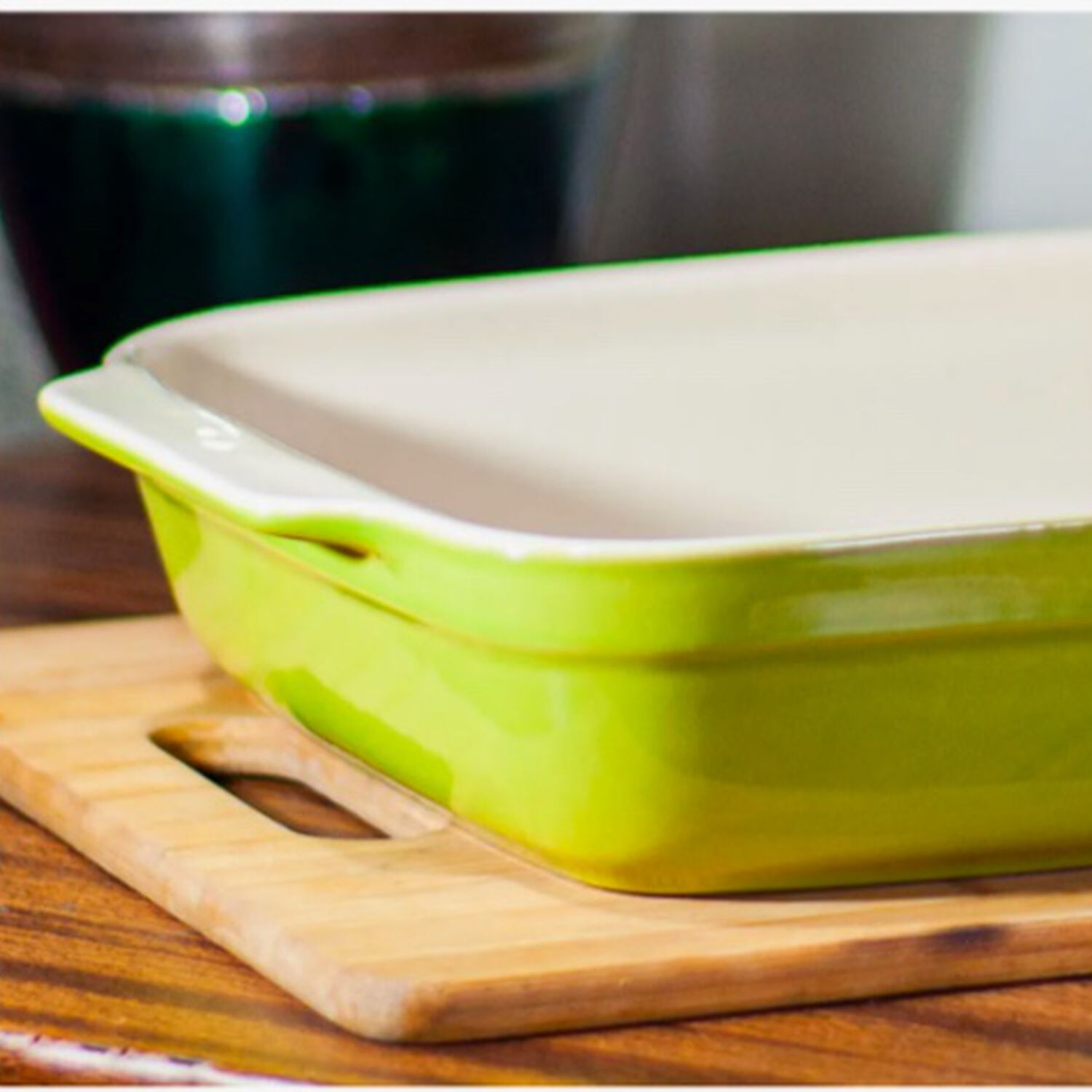 Fuente Ceramica P/horno Verde image number 2.0