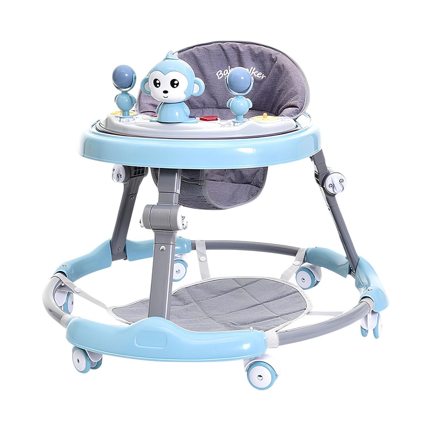 Andador Caminador Plegable Apoya Pies Bora Azul Lubabycas image number 8.0