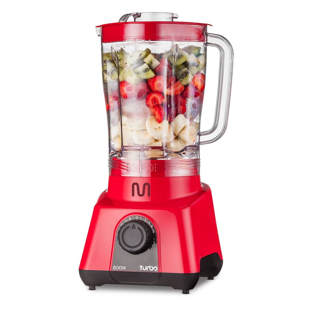 Licuadora Multi Turbo 800w 2,6l Roja Lq804 image number 1.0