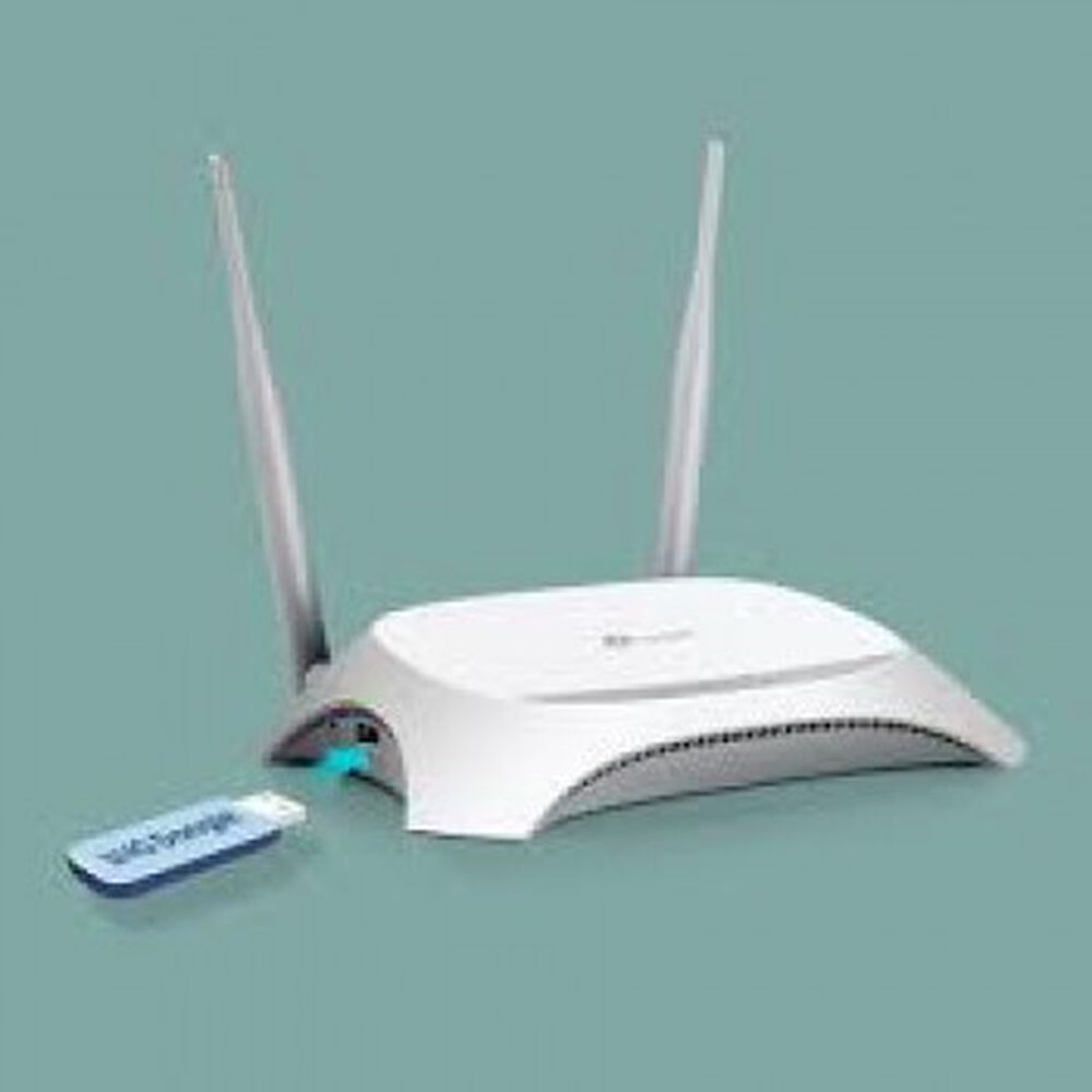 Enrutador Tplink N300 3g/4g, 2 Antenas Tl-mr3420, Inal&aacute;mbrico + Color Blanco, 110 V/220 V (bivolt) Agregar A Favoritos $ 36.326 image number 0.0