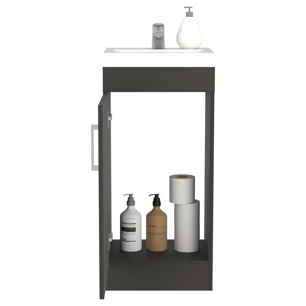 Mueble Vanitorio 1 Puerta Fm-005n - Negro image number 2.0