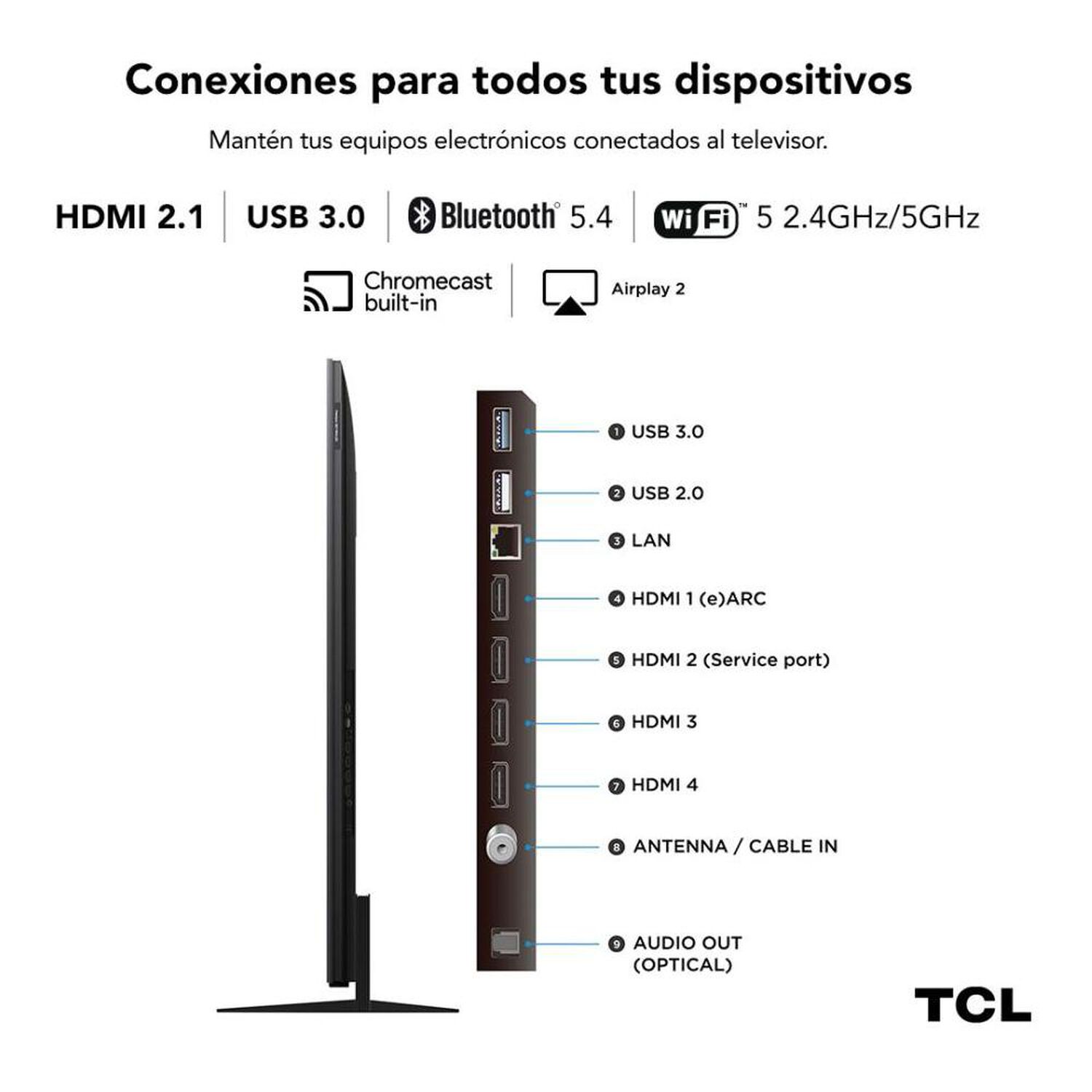 Mini LED 75" TCL C7K / Ultra HD 4K / Smart TV image number 12.0